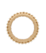 Vanessa Baroni Raffia Pearl Bangle beige
