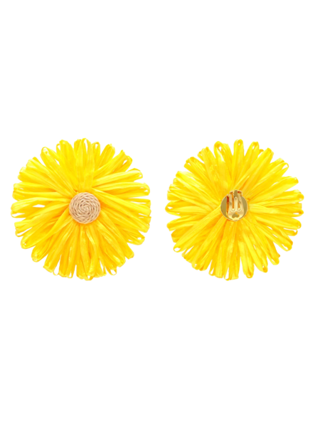 Vanessa Baroni Sunflower Earring Yellow