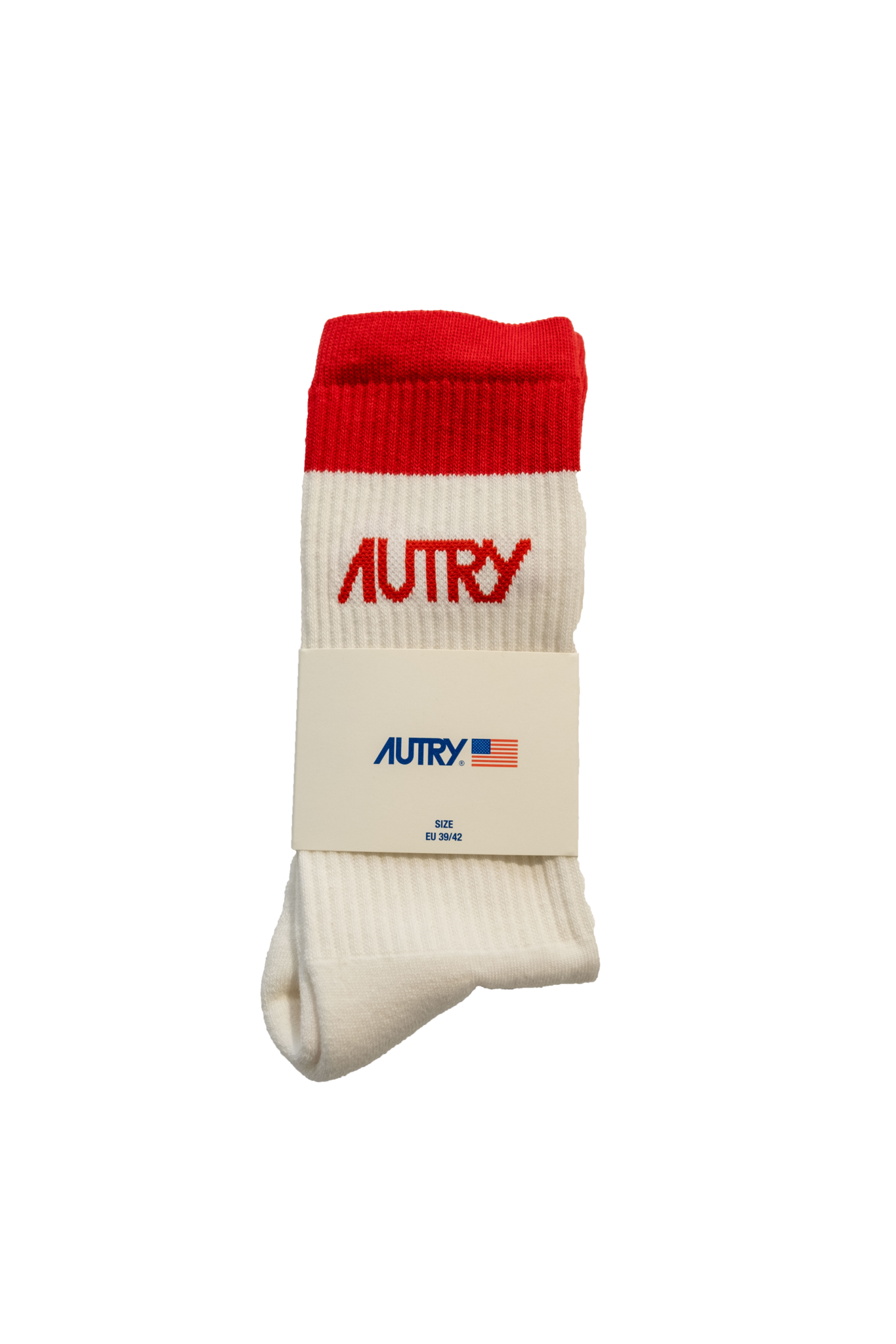 Autry Socks SOPU Striped wh/red