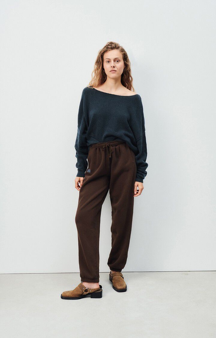 American Vintage DAM225 Trui Navy blue chine noir