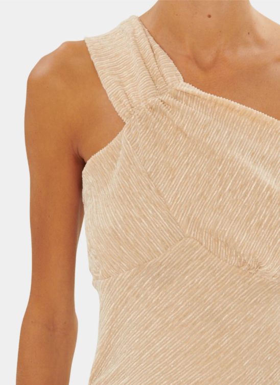 Leandra dress light beige