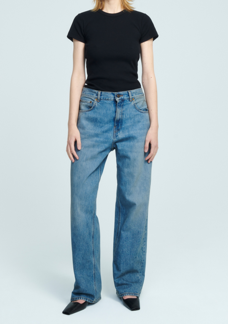 Haikure Bonnie jeans Oil Blue