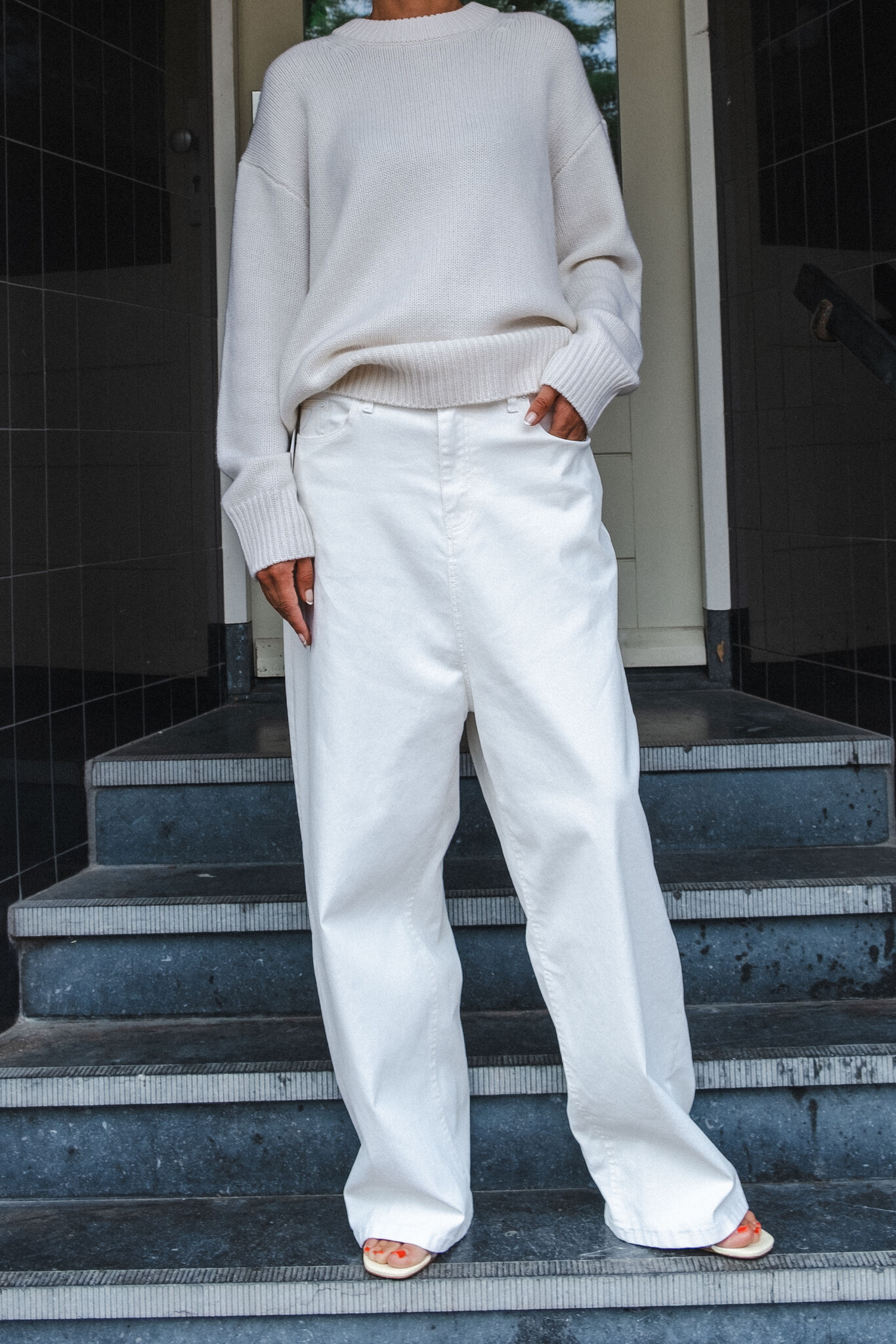 Lisa Yang Renske sweater Cream