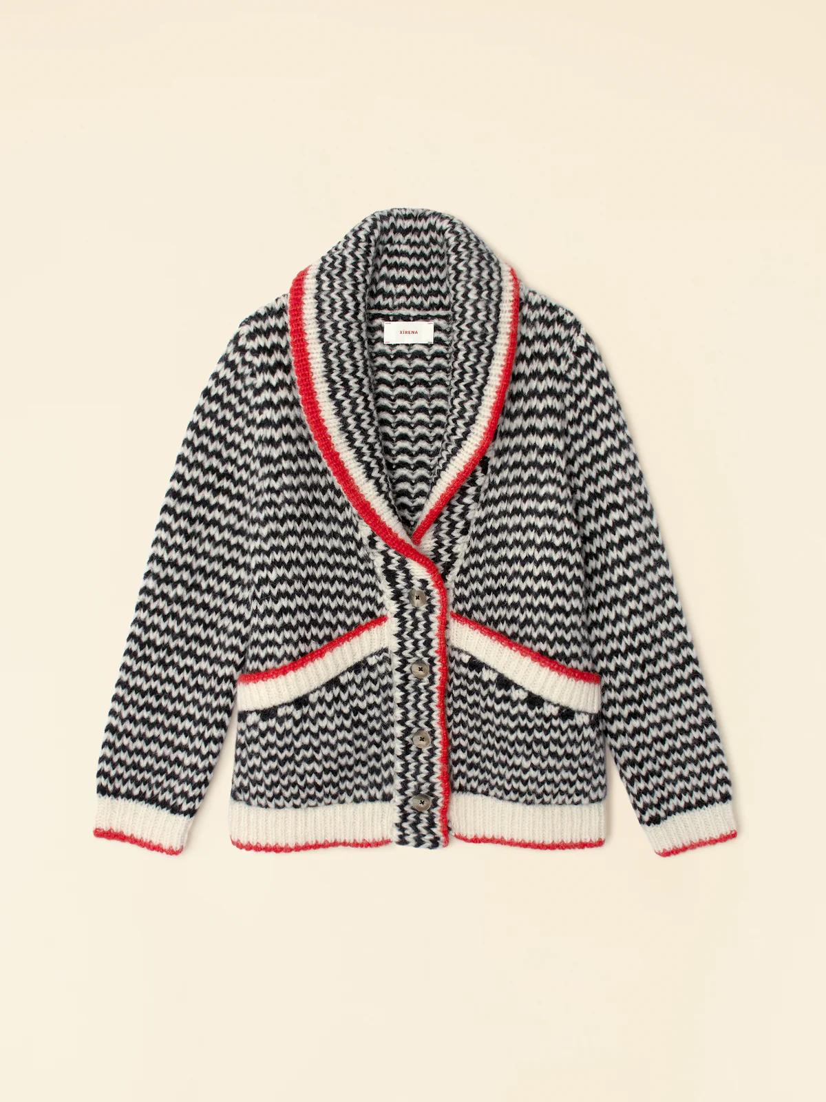 Xirena Coltyn sweater jasje Black creme