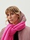 American Vintage ZI20AH Sjaal Rose Fluo