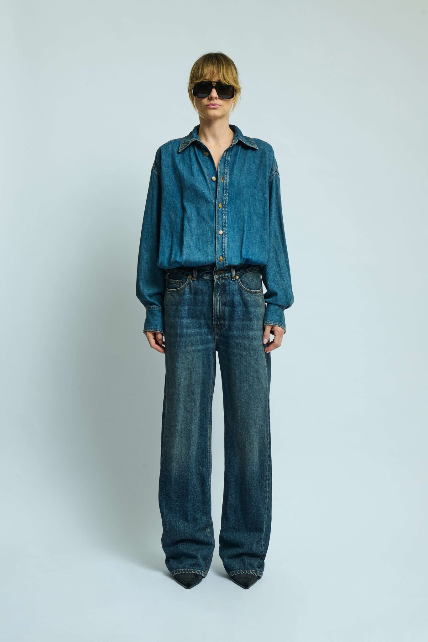 Haikure Tessie jumpsuit New oil blue