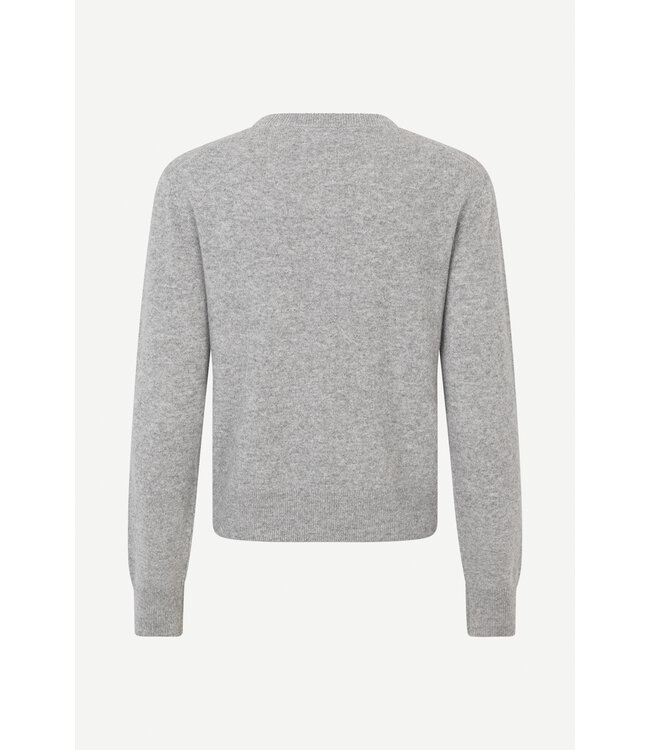 Samsoe Samsoe Saboston cardigan Vest Grey Melange