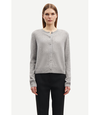 Samsoe Samsoe Saboston cardigan Vest Grey Melange