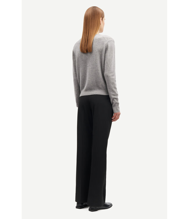 Samsoe Samsoe Saboston cardigan Vest Grey Melange