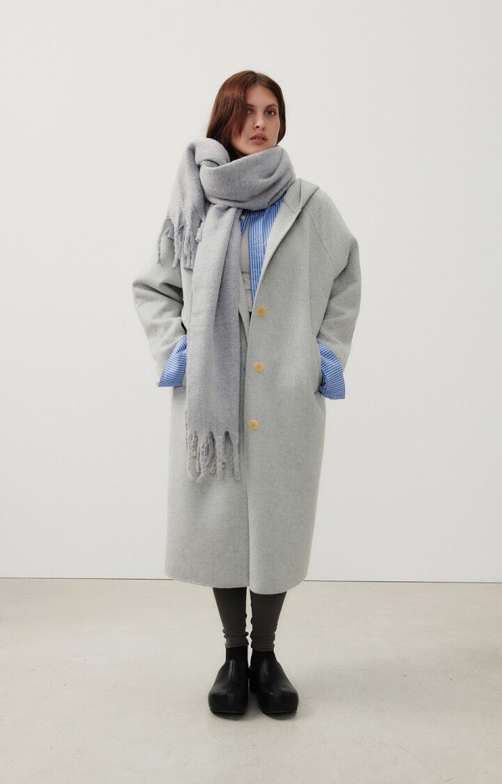 American Vintage ZI20AH Sjaal Gris chine noir