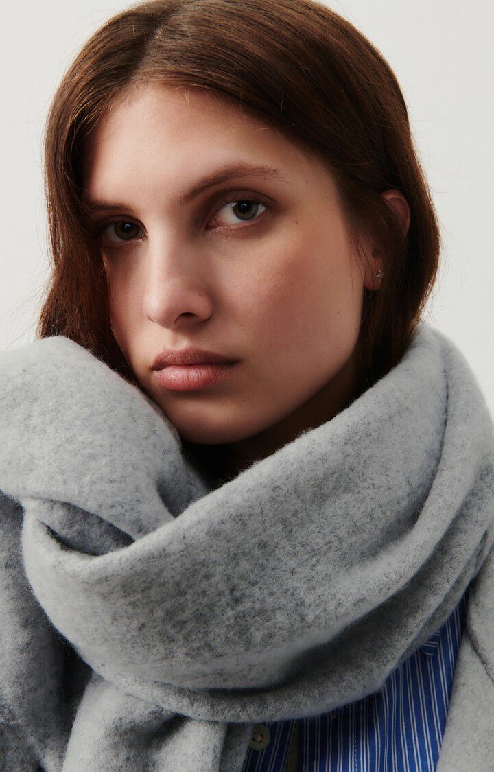 American Vintage ZI20AH Sjaal Gris chine noir