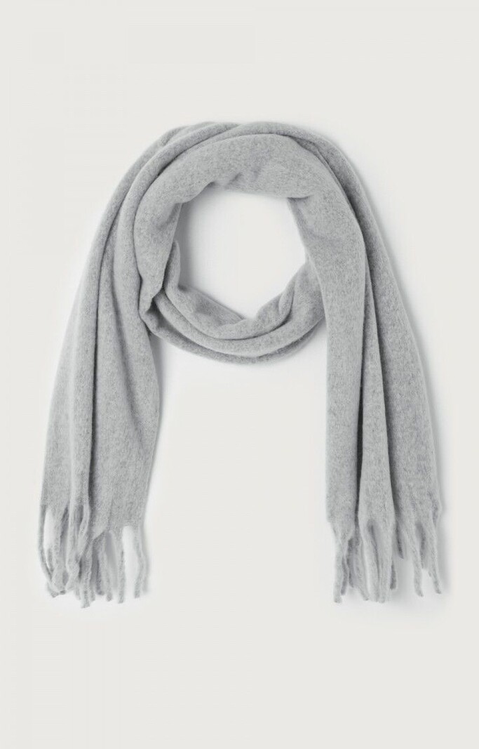 American Vintage ZI20AH Sjaal Gris chine noir