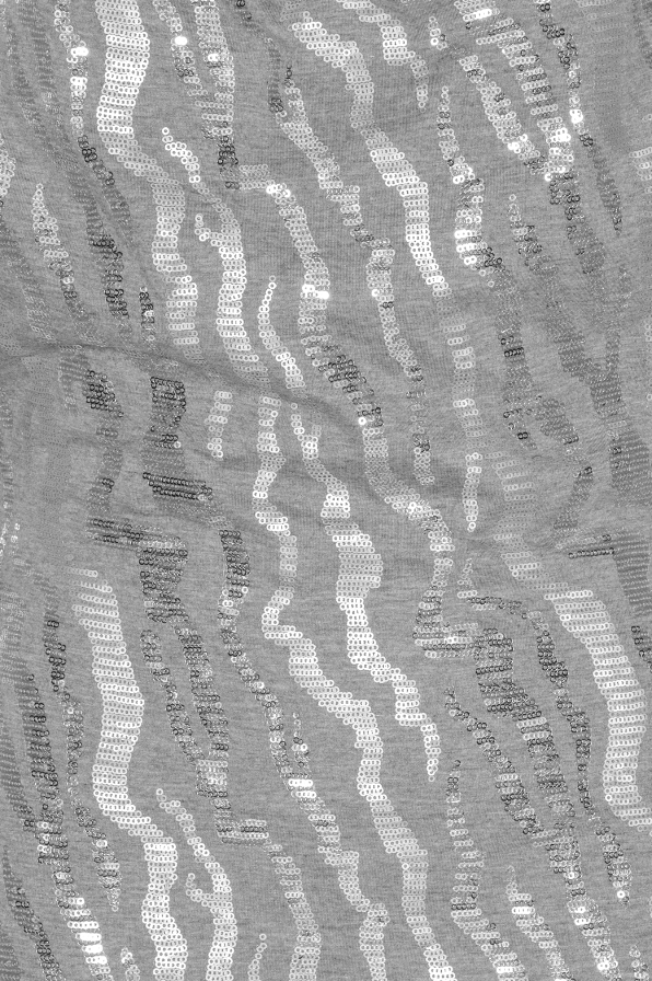 ROTATE Stretch sequin mini dress Dark grey melange