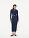 ROTATE Rib longsleeve top Navy Blazer