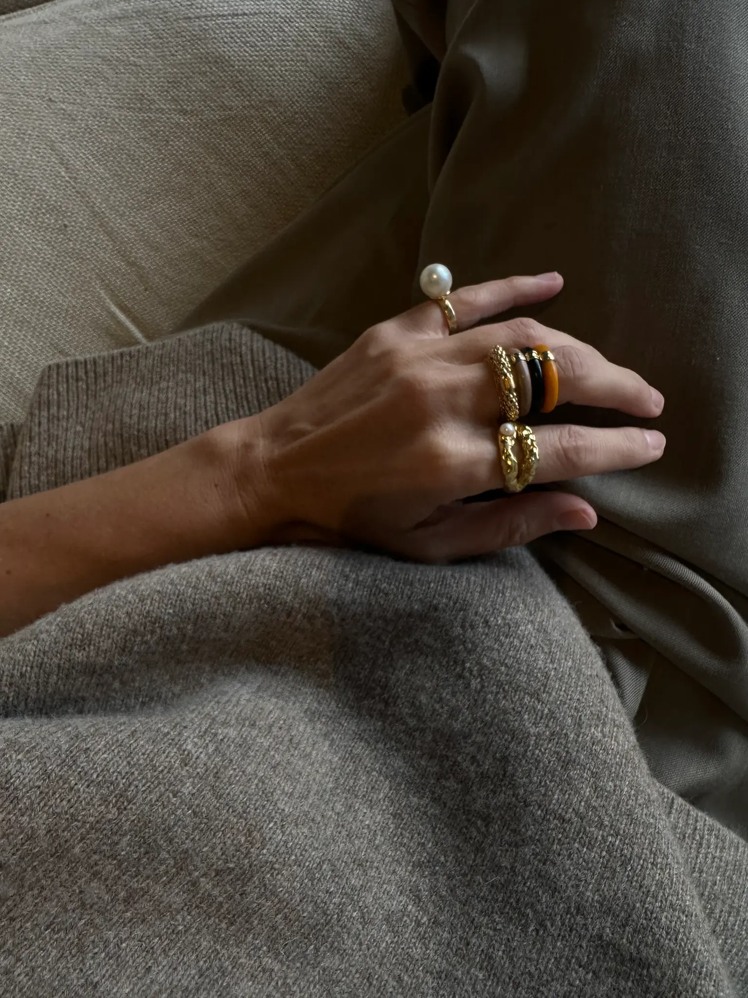 Mimi et Toi Skylar ring Black