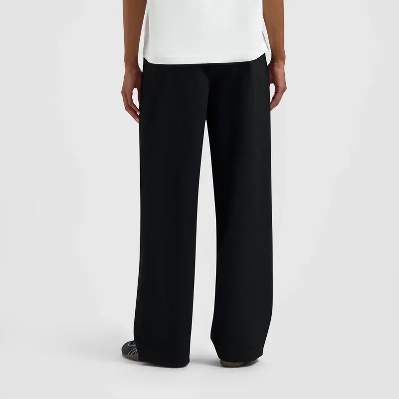 OLAF Pinstripe Barrel Leg pantalon Black / White