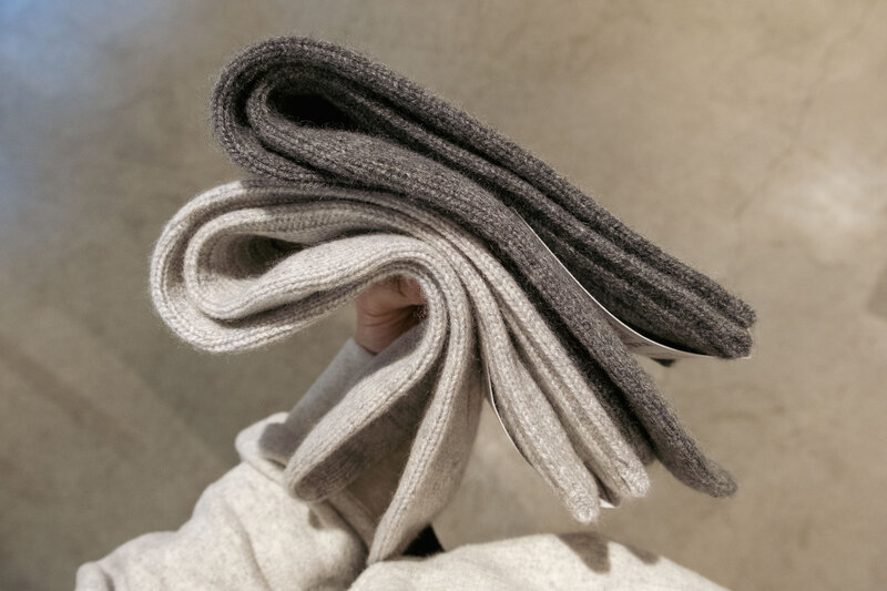 Irene sokken Gris chine fonce