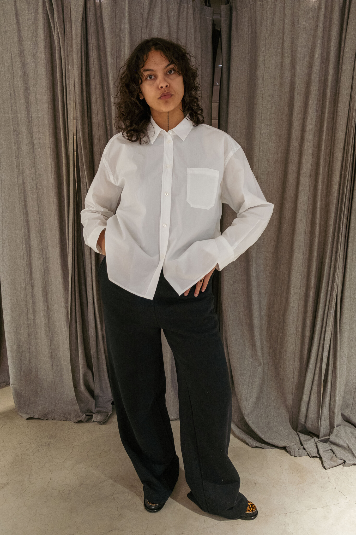 Toral TOWN loafers Black leopard