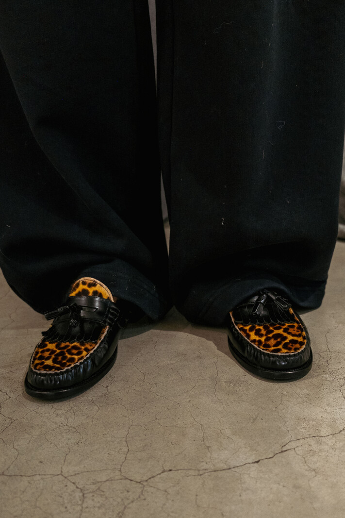 Toral TOWN loafers Black leopard