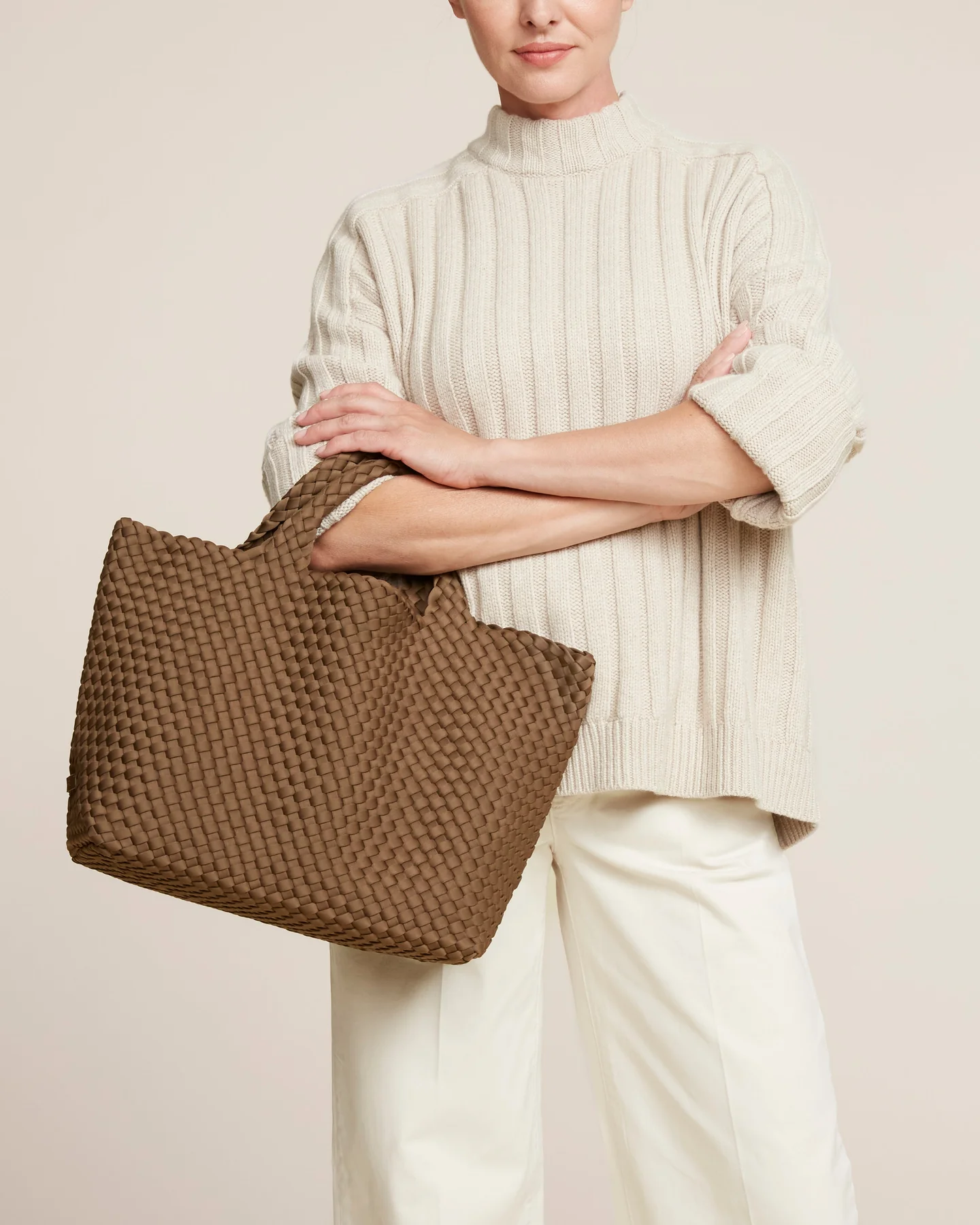 Naghedi St Barths medium tote Mink