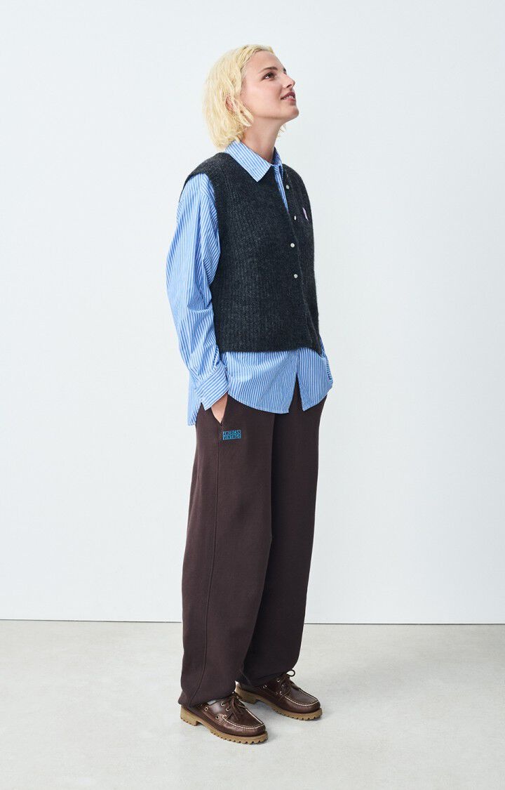 American Vintage EAST19MC Vest Antracite chine