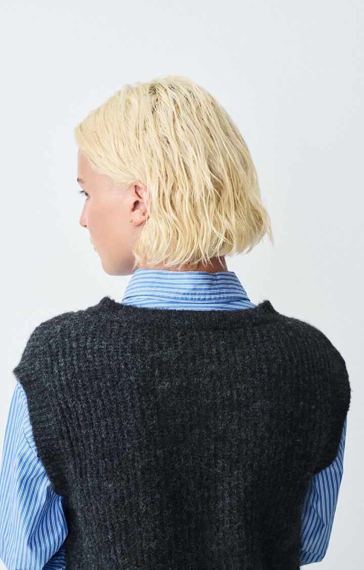 American Vintage EAST19MC Vest Antracite chine