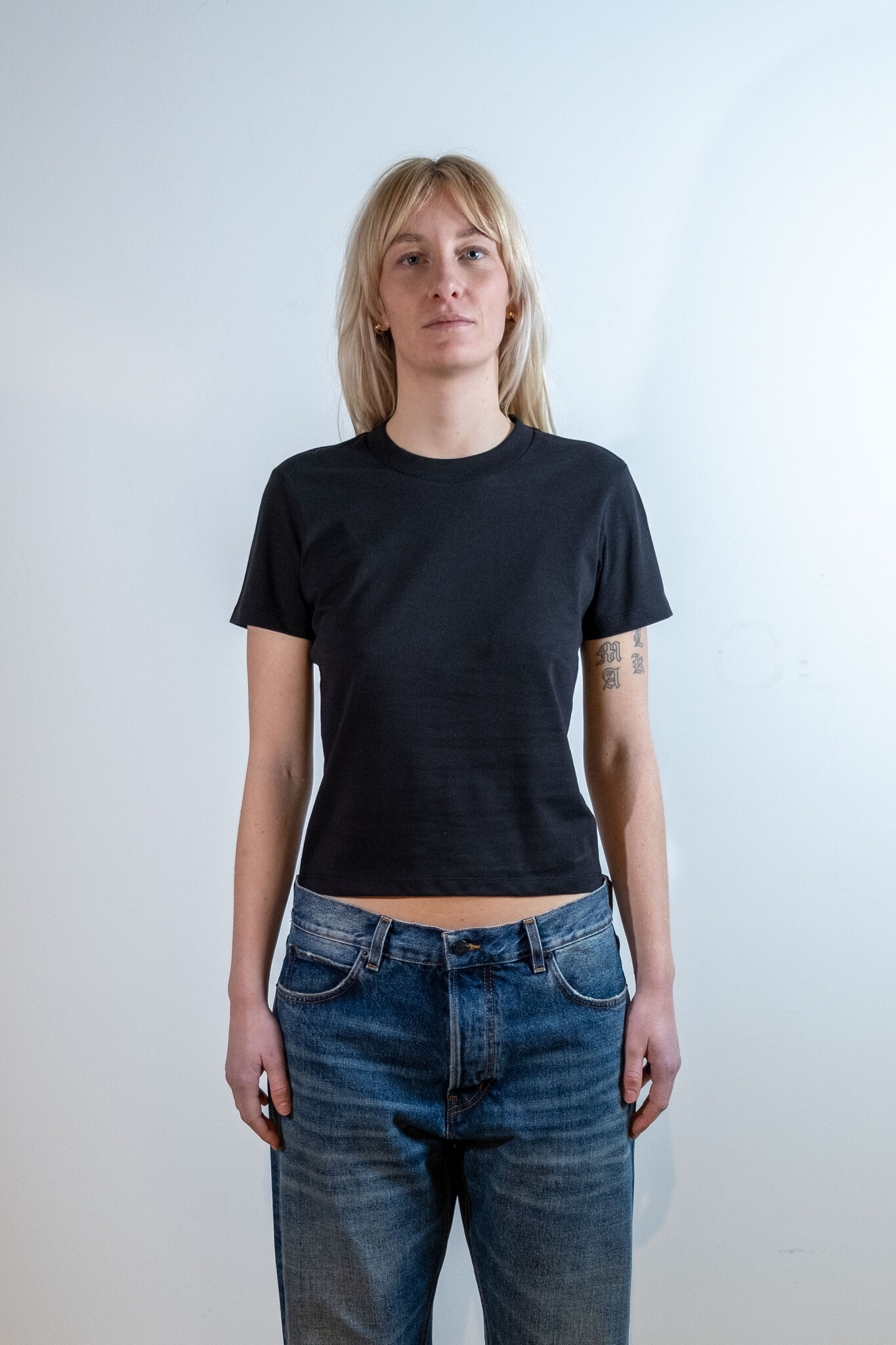 BLUE MORÉ ANNA Tee zwart