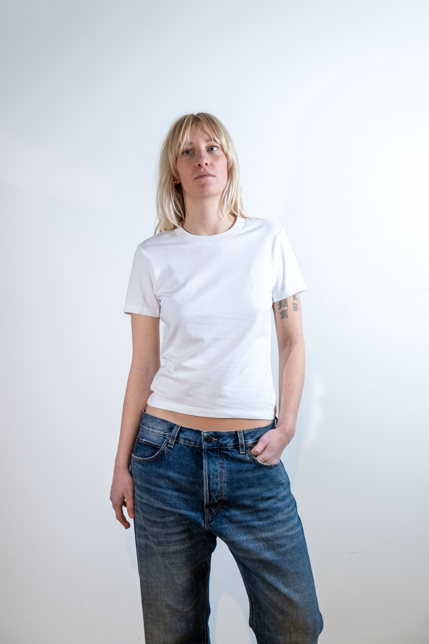 BLUE MORÉ ANNA Tee wit