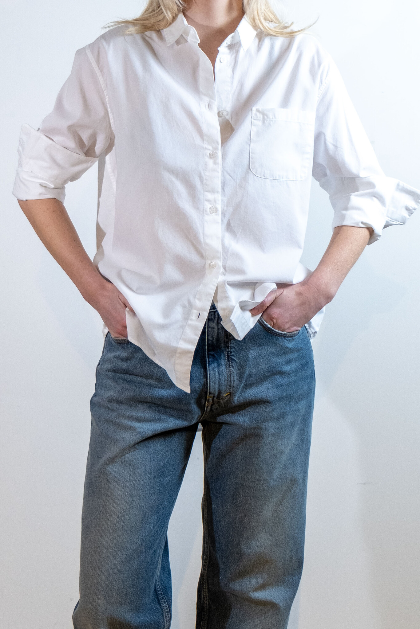 BLUE MORÉ VINCE blouse white