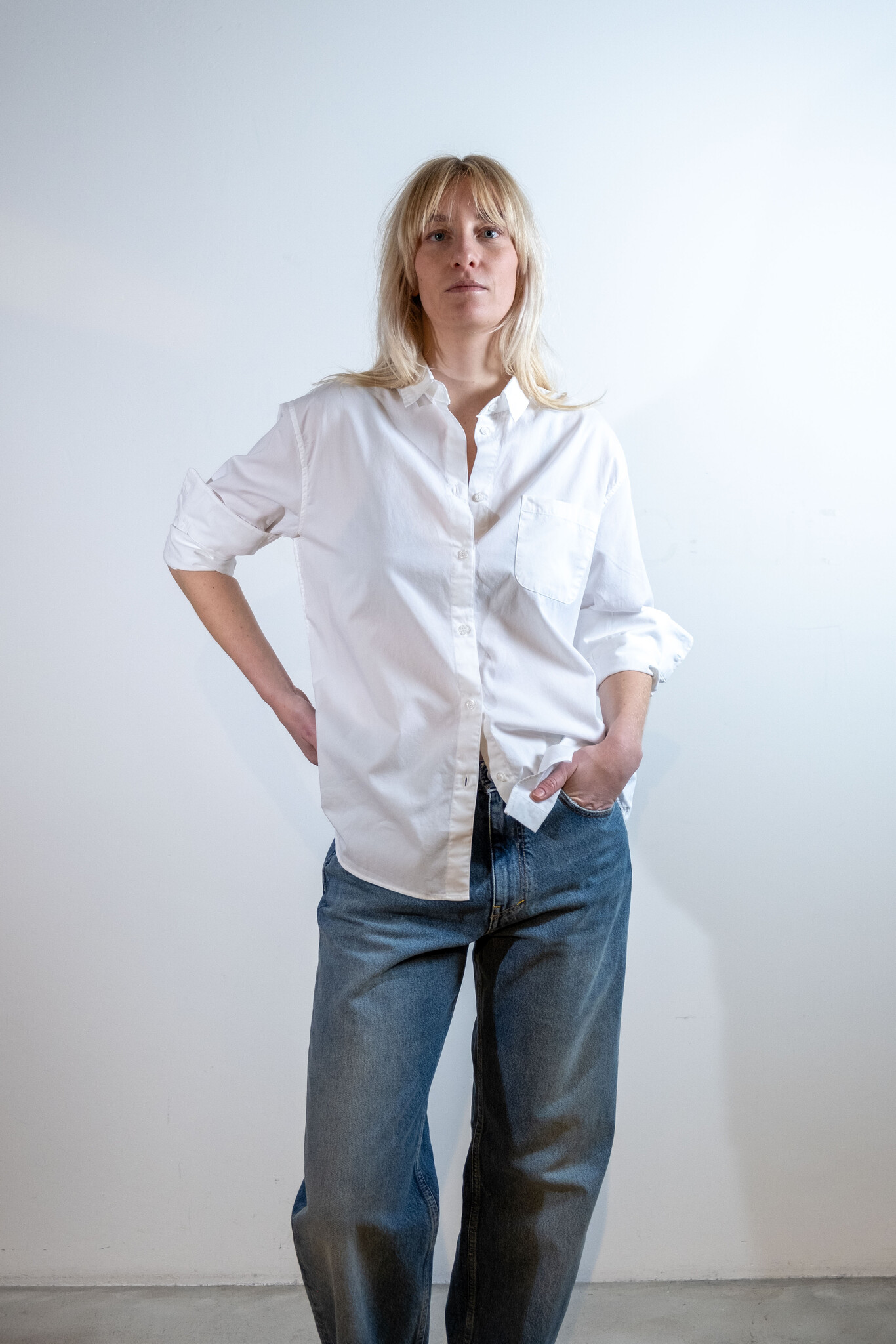 BLUE MORÉ VINCE blouse white