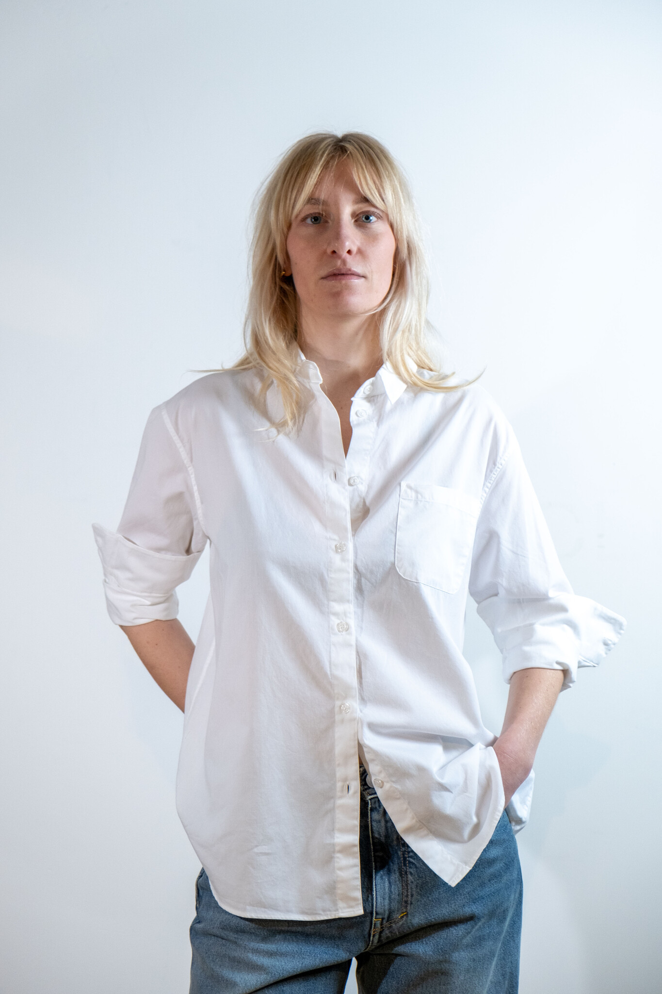 BLUE MORÉ VINCE blouse white