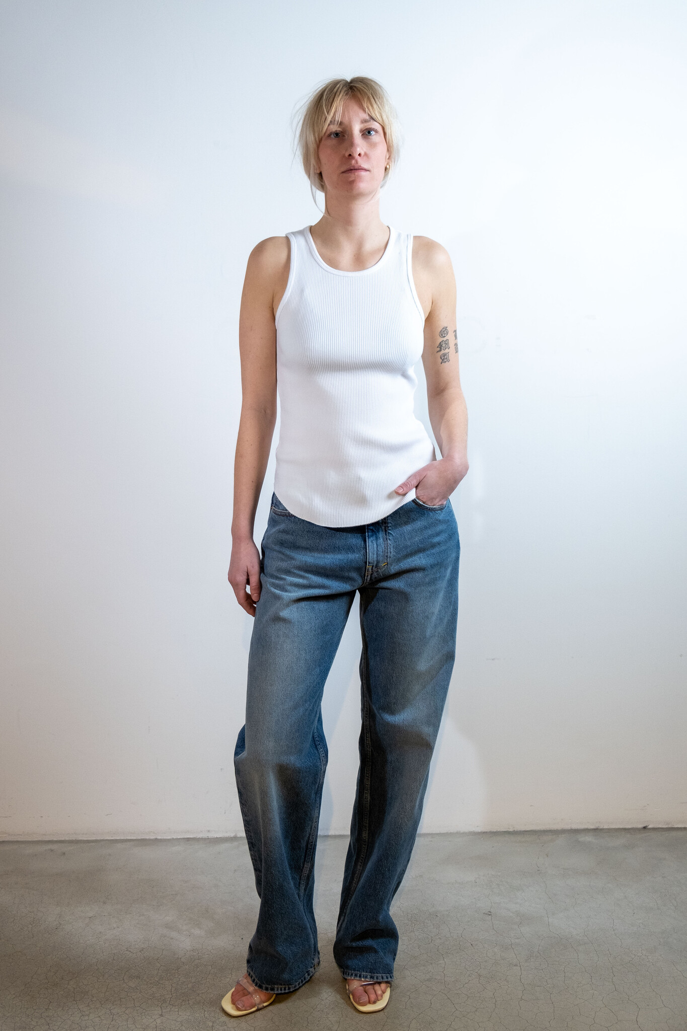 BLUE MORÉ ALEX tank top White