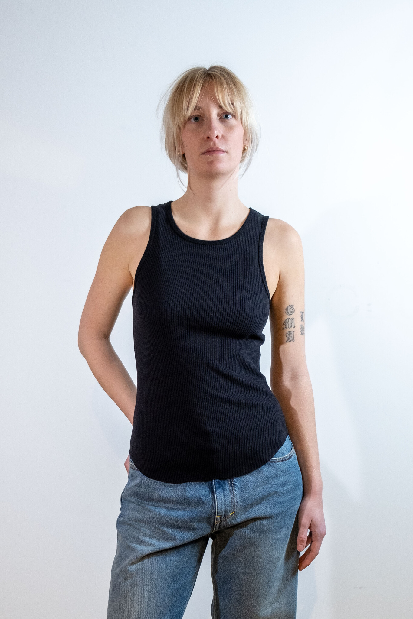ALEX tank top Black - OWN & CLUB