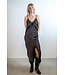 BLUE MORÉ Tijmen slip dress Dark Grey
