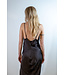BLUE MORÉ Tijmen slip dress Dark Grey