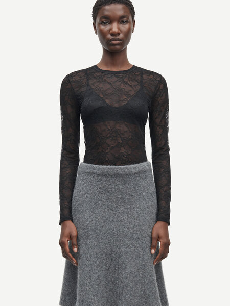 Samsoe Samsoe Sahazel Longsleeve body Black