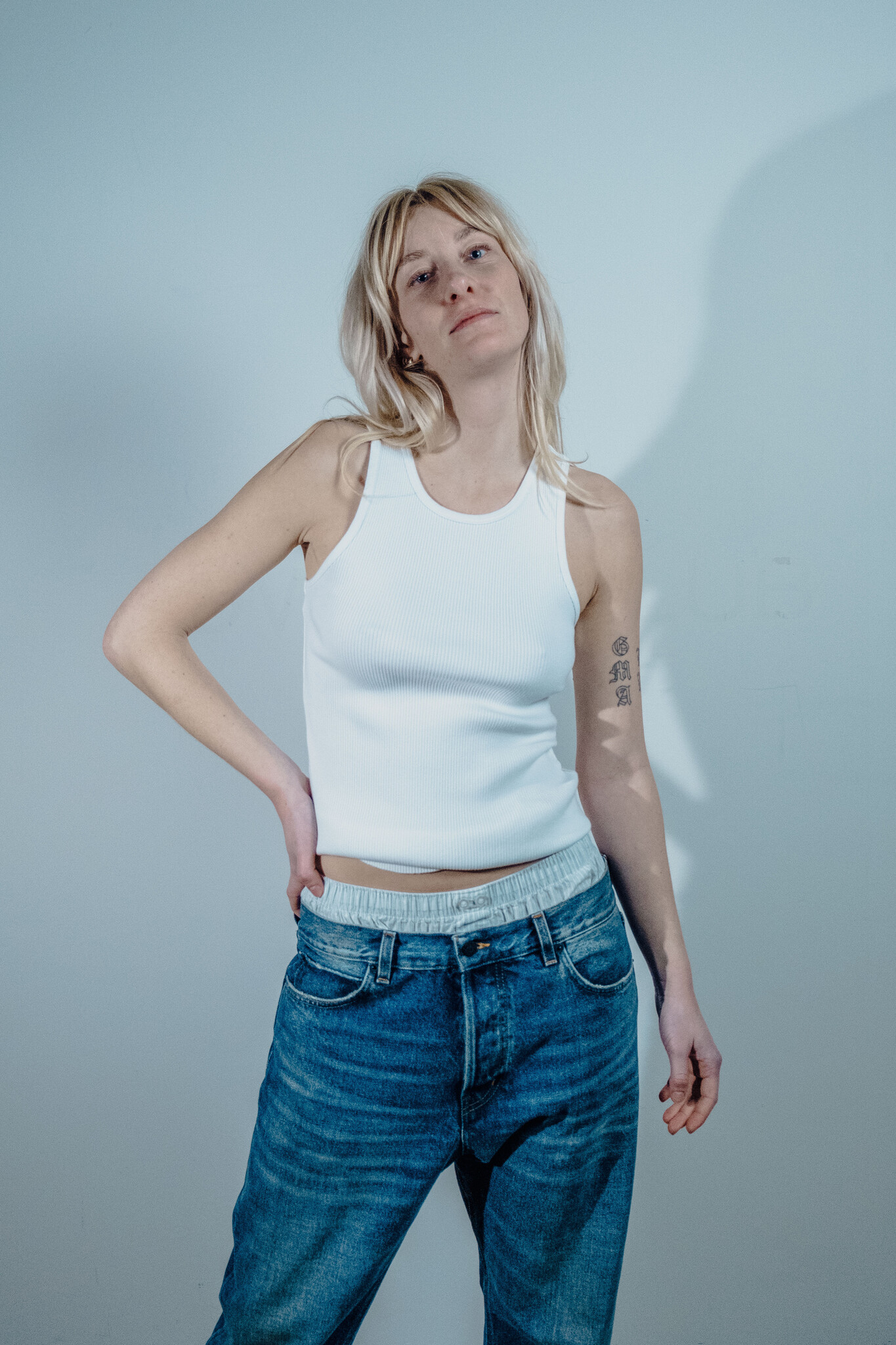 BLUE MORÉ ALEX tank top White