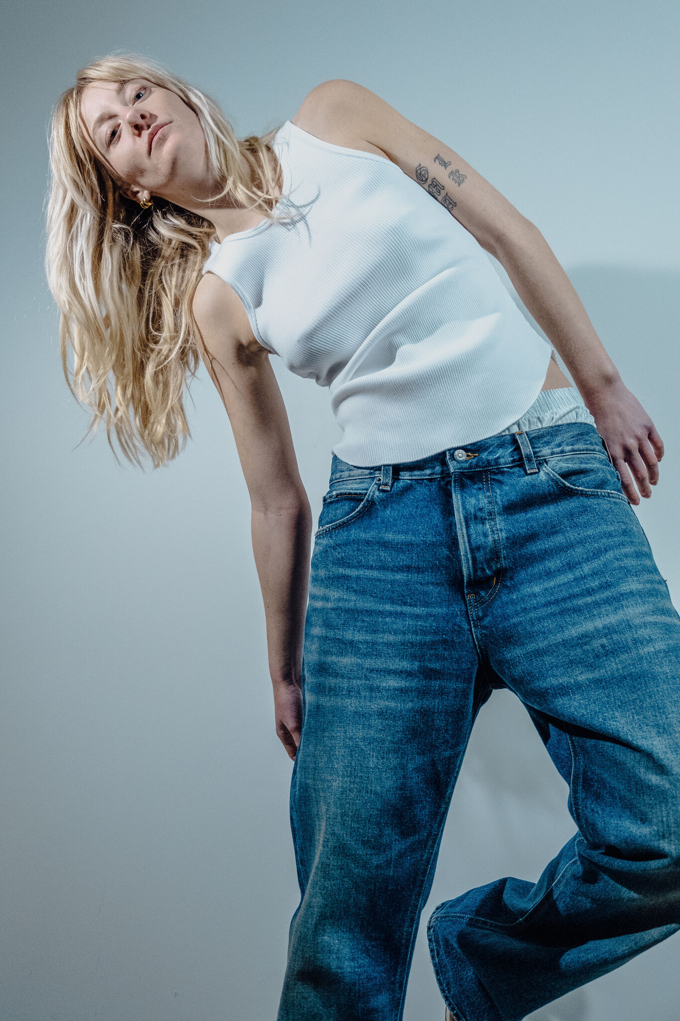 BLUE MORÉ ALEX tank top White