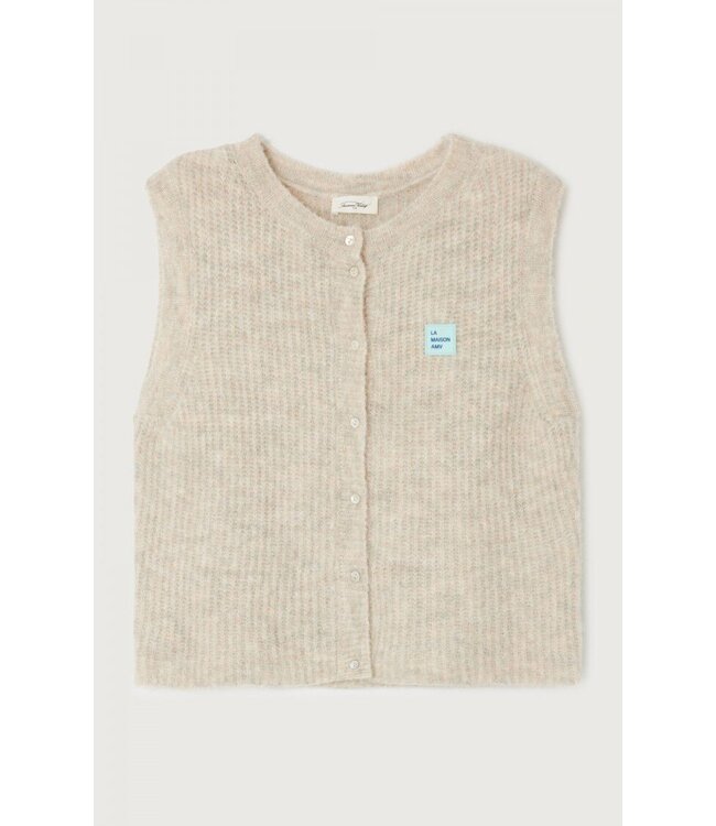 American Vintage EAST19MC gilet Poudreuse chine