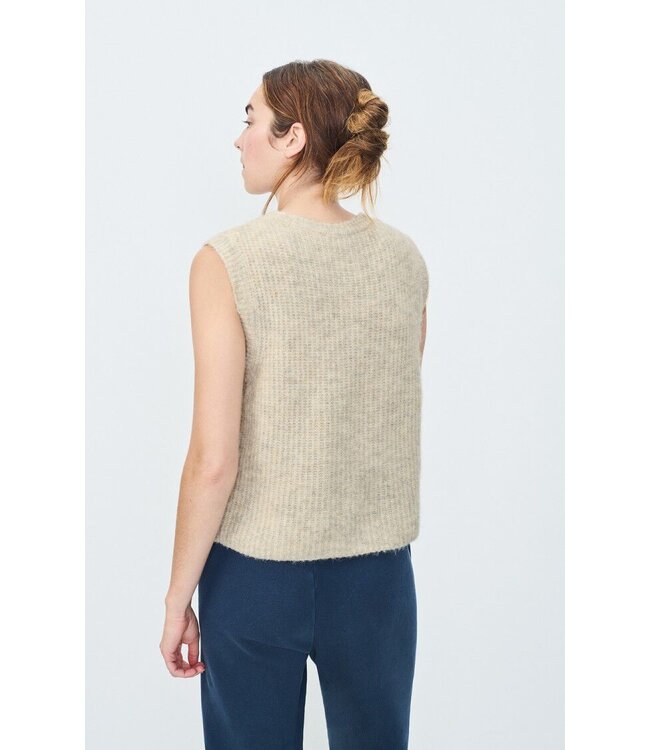 American Vintage EAST19MC gilet Poudreuse chine