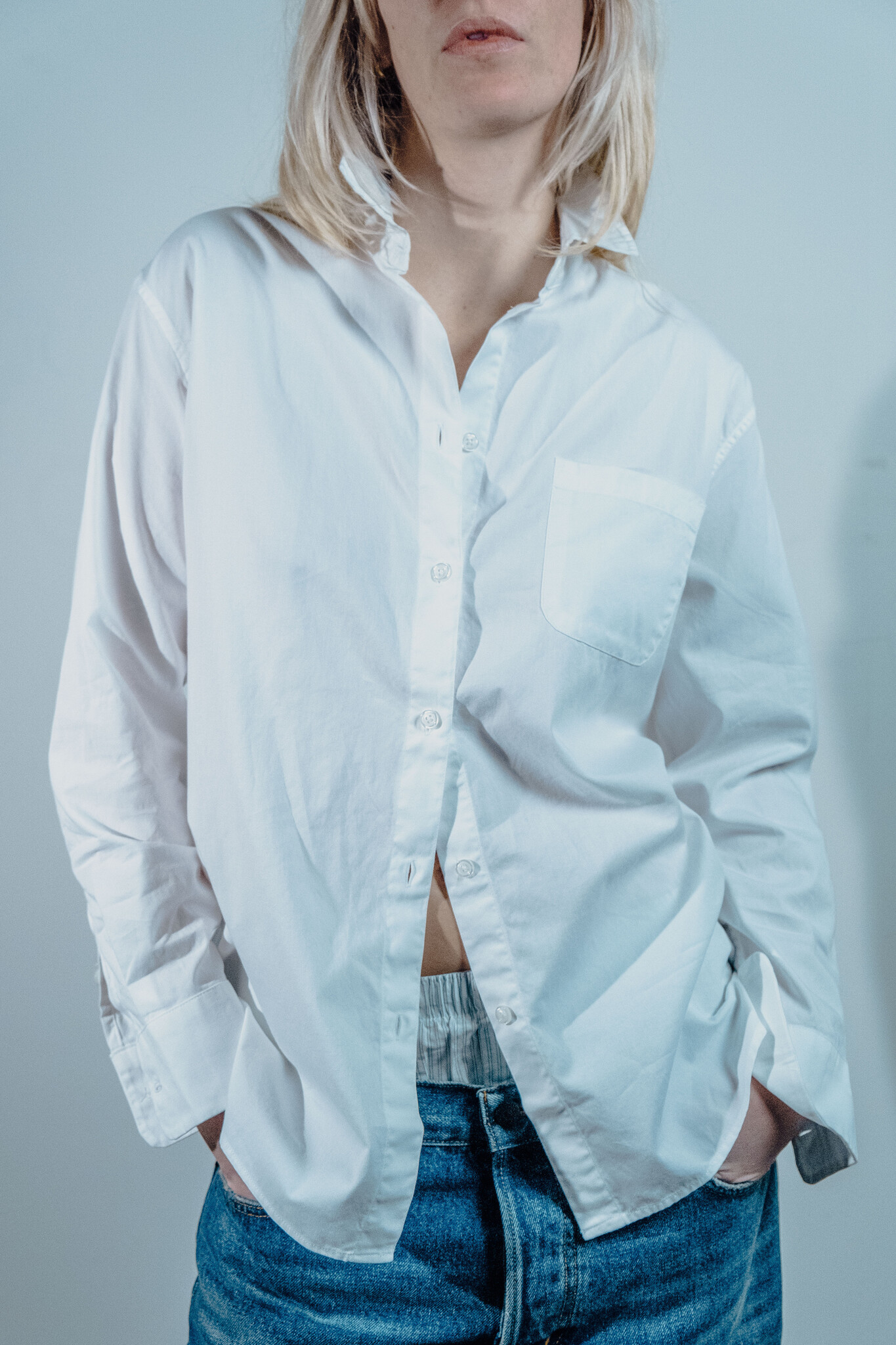 BLUE MORÉ VINCE blouse white