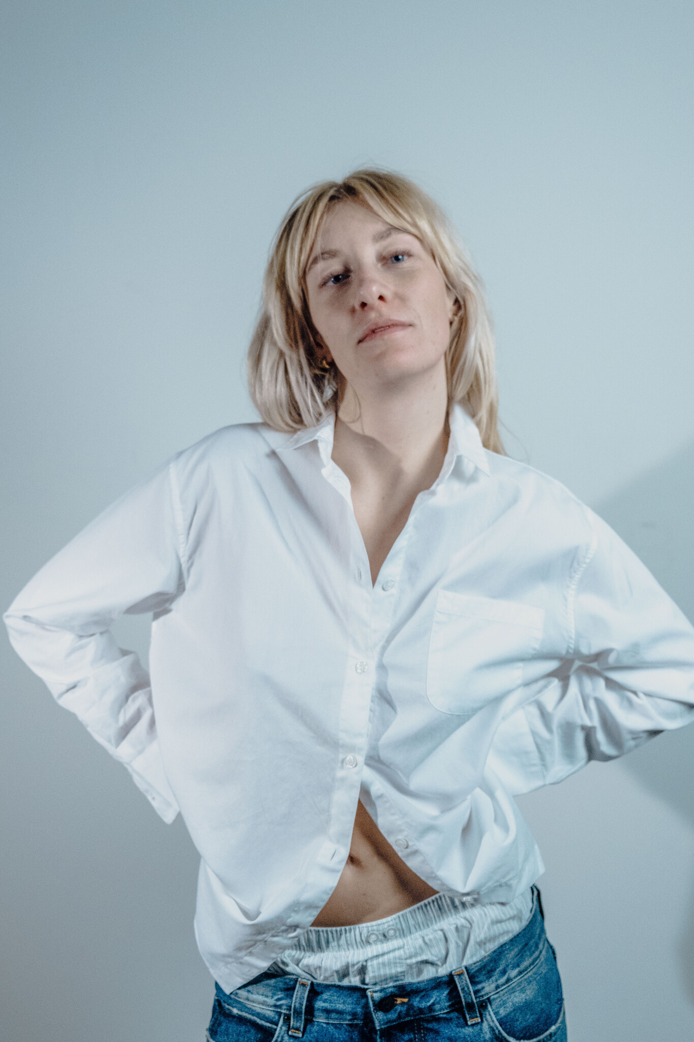 BLUE MORÉ VINCE blouse white