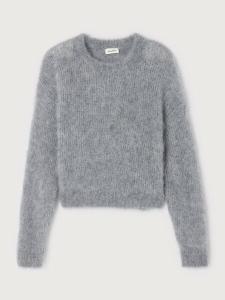 American Vintage BYM18CE Trui Gris Chine
