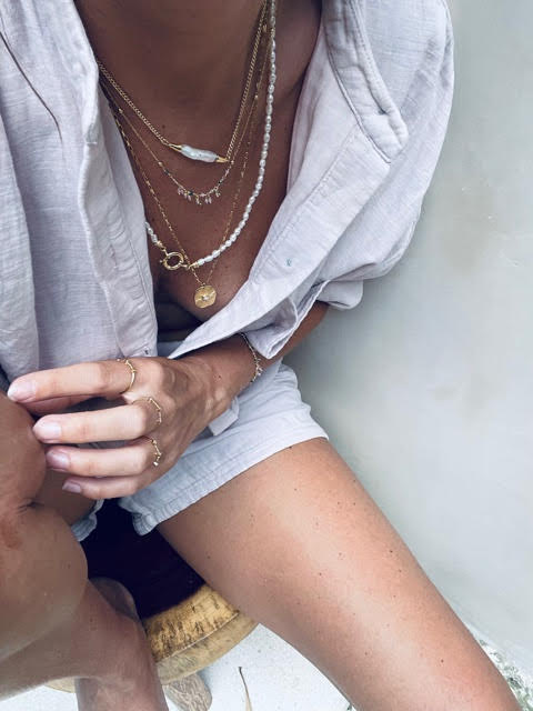 Mimi et Toi Veille Ketting met Parel