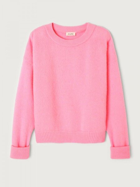 American Vintage VITO18EE Trui Rose Chine