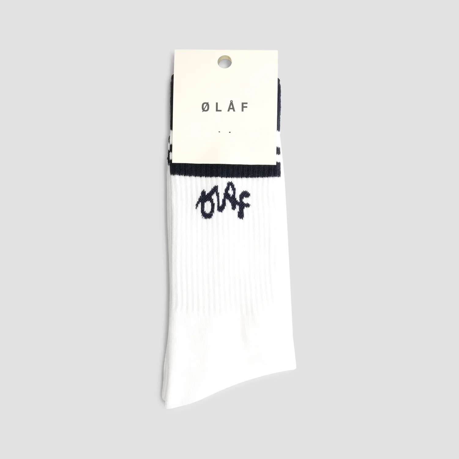 OLAF Varsity Sokken Optical white