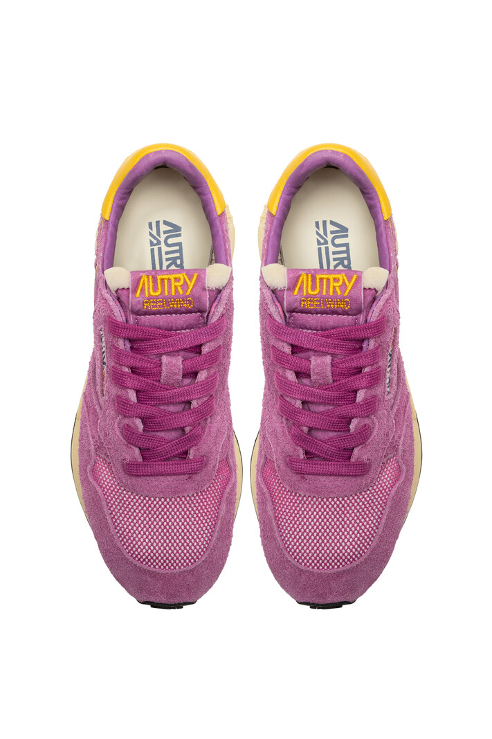 Autry Reelwind low UT04 Suede/Net rose/Calen