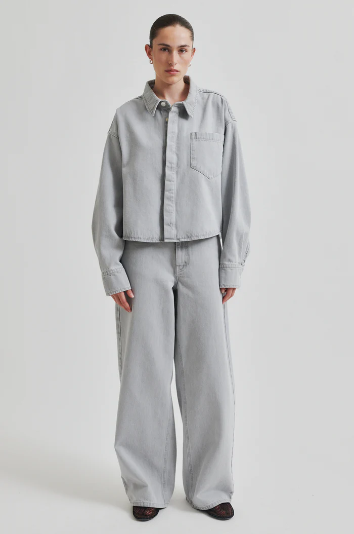 Second Female Denira denim jeans Light grey denim