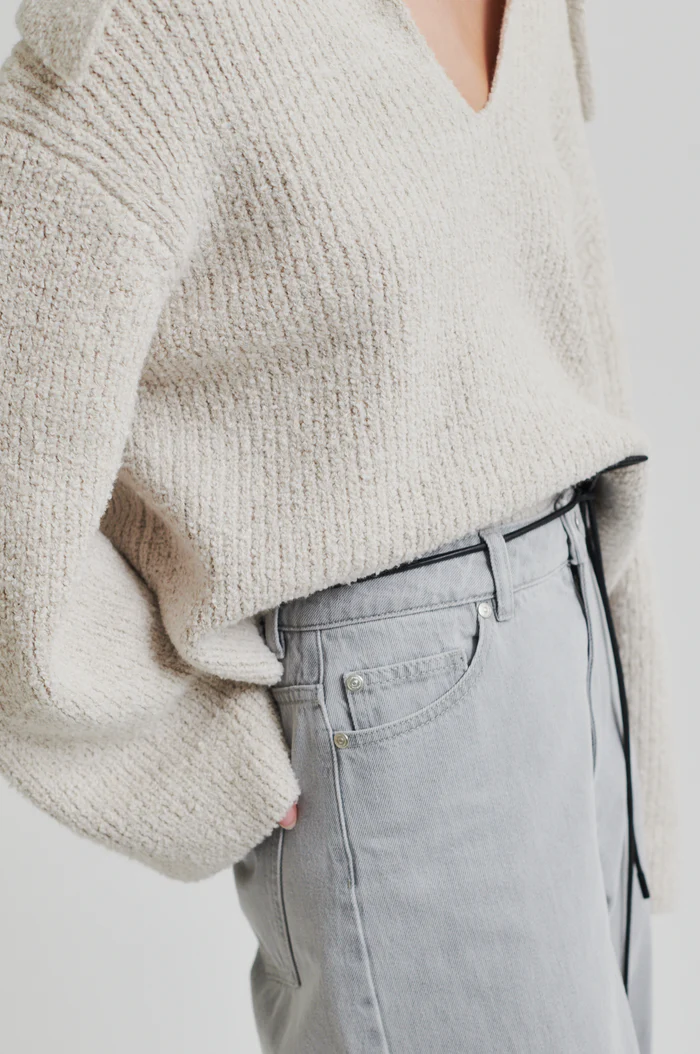 Second Female Denira denim jeans Light grey denim