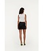ROTATE Cotton mini skirt Black